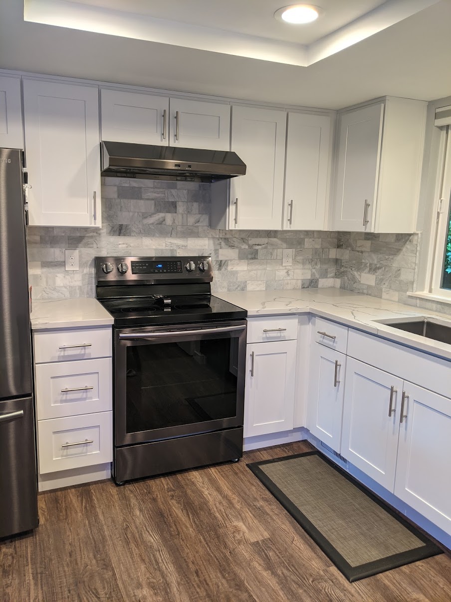 Marble Subway Tile Backsplash - Living My Home Life